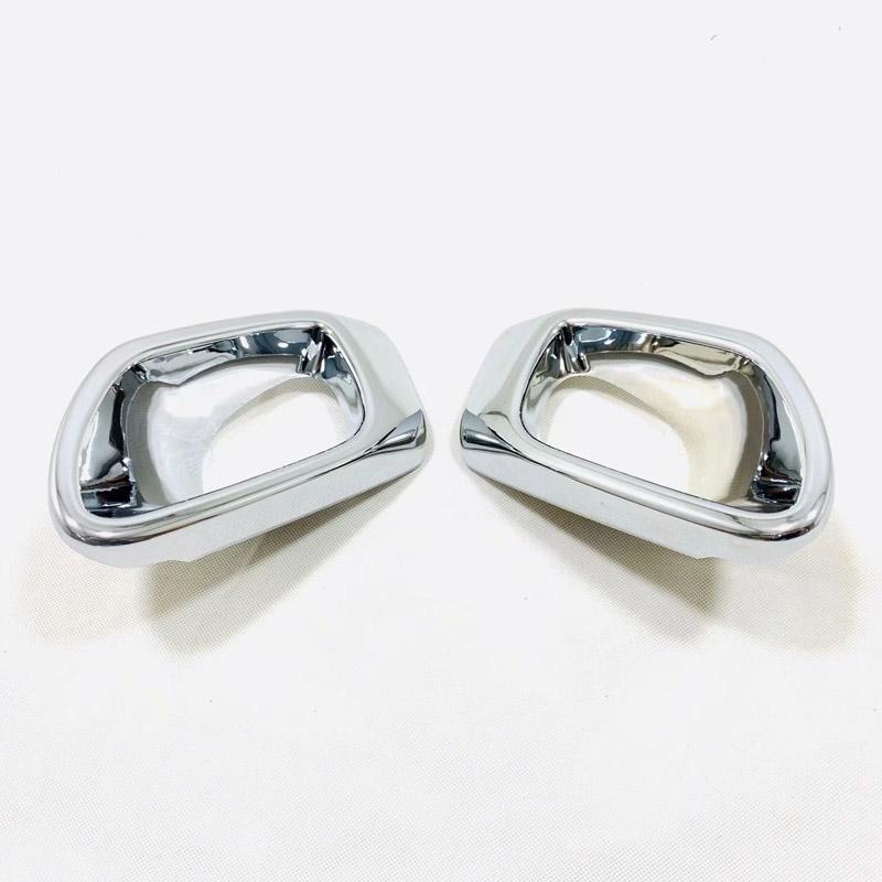 For Ford Territory Front Rear Fog Light Lamp Frame Panel Cover Foglight Trims ABS Chrome Car Accessories