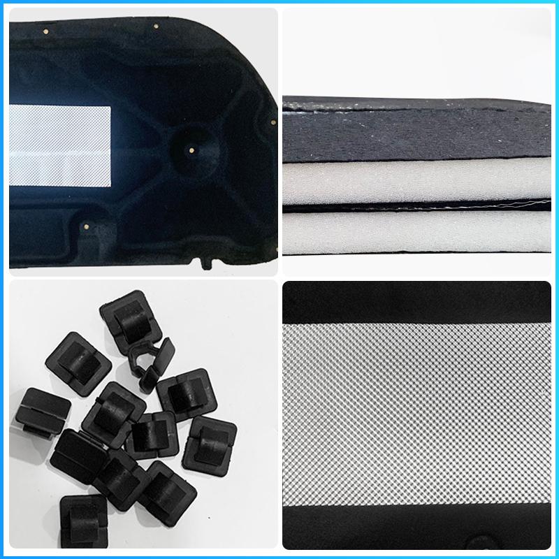 Car Hood Engine Sound ulation Pad For Toyota PRADO 2700 2003- Cotton Soundproof Cover Thermal Heat Mat Accessories