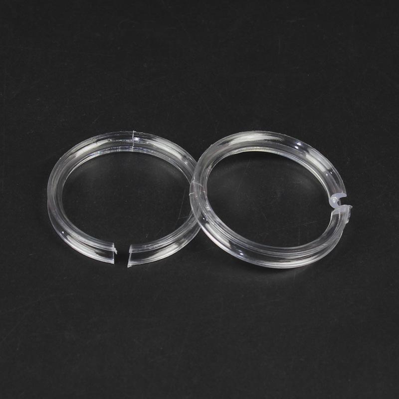 10 Stück Klare Acryl Armband Displayständer Schmuck Display Vitrine Regal Kreis Schmuckständer