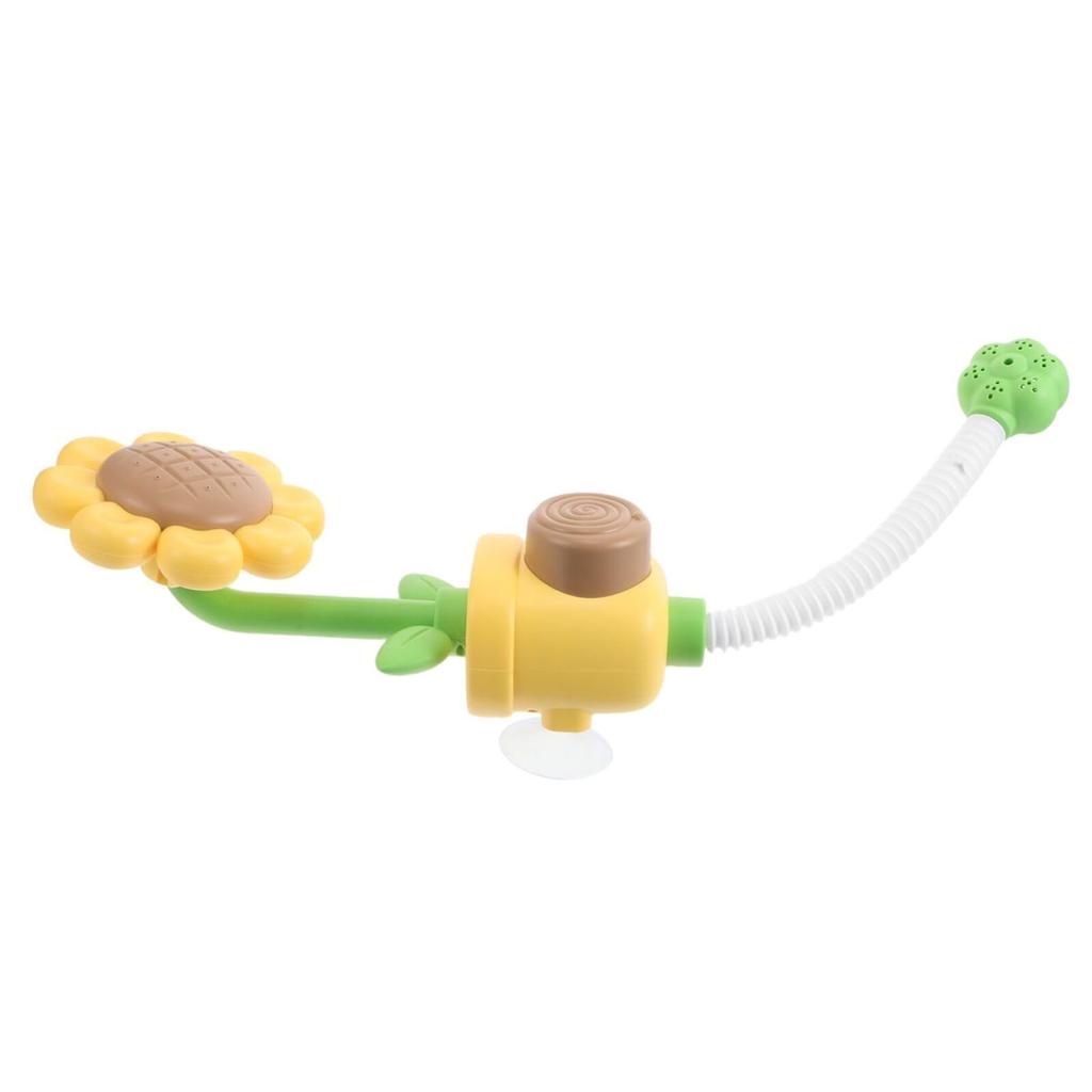 -purpose Bath Toy Sunflower Shower Head, Suitable For Toddler And Baby Bathing, Water Play Baby Bath Toy