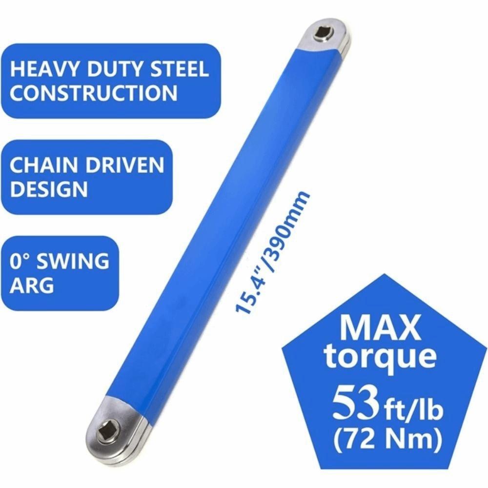 5 Pcs Ratchet Extension Wrench Torque Car Spanner Automotive Garage Tools  Mechanical Workshop