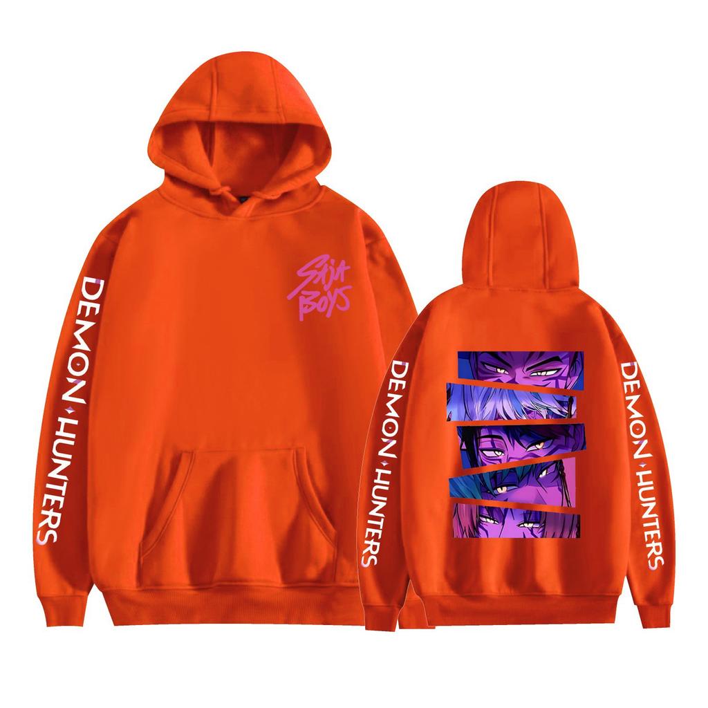 Hot KPop Demon Hunters Anime Funny Hoodie Hip Hop Graphic Sweatshirts Streetwear Harajuku Tracksuit