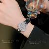 Korean Diamond Inlaid Flower Bracelet: European-American Fashion, Beaded Design for Women