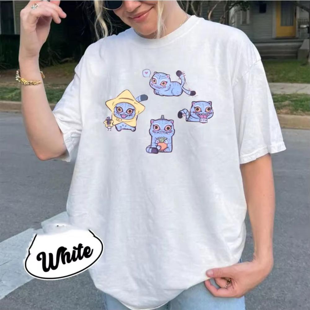 Huntrix Girls Kpop Demon Hunters Women's Men Cotton T-shirt Kpop Lover Vintage Female T Shirts Graphic Shirt Fashion Tops