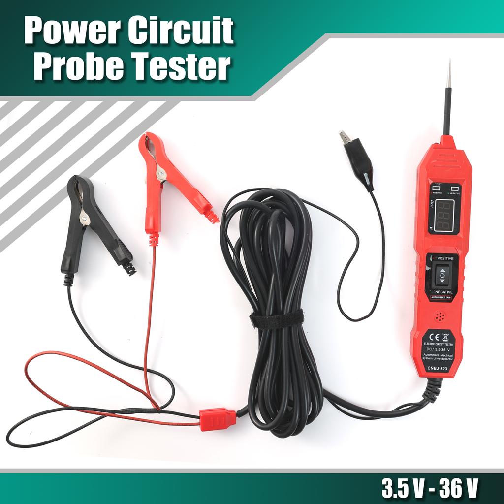 Universal 3.5-36V Automotive Circuit Tester Electrical System Tester Voltage Power Probe Kit Diagnostic Tool LED Digital Display