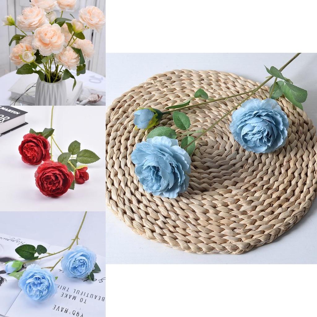 Piwonie Sztuczne Kwiaty na Wydarzenia Plenerowe z Teksturowanym Wykończeniem do Użytku Domowego