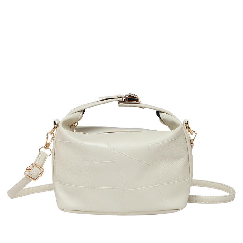 Niche Fashion Bag Women's 2025 New Hand-held High-end Small Square Bag Simple and Versatile Casual Shoulder Bag