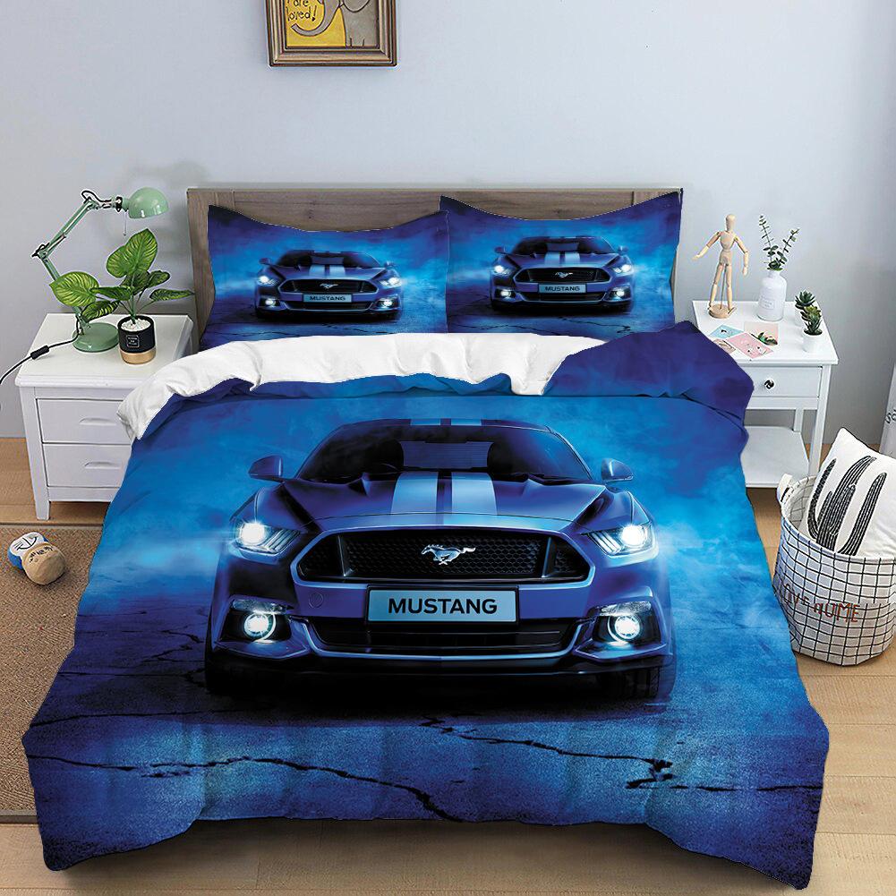 

Комплект из трех предметов для цифровой печати, Пододеяльник, Наволочка, Схема гоночного автомобиля, Постельное белье 70 * 133