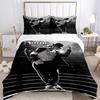 Custom Moonwalk Dance Bedding 3 Piece Set HD Print Duvet Cover Pillowcases for Teens Adult Bedroom Decoration Christmas Gift