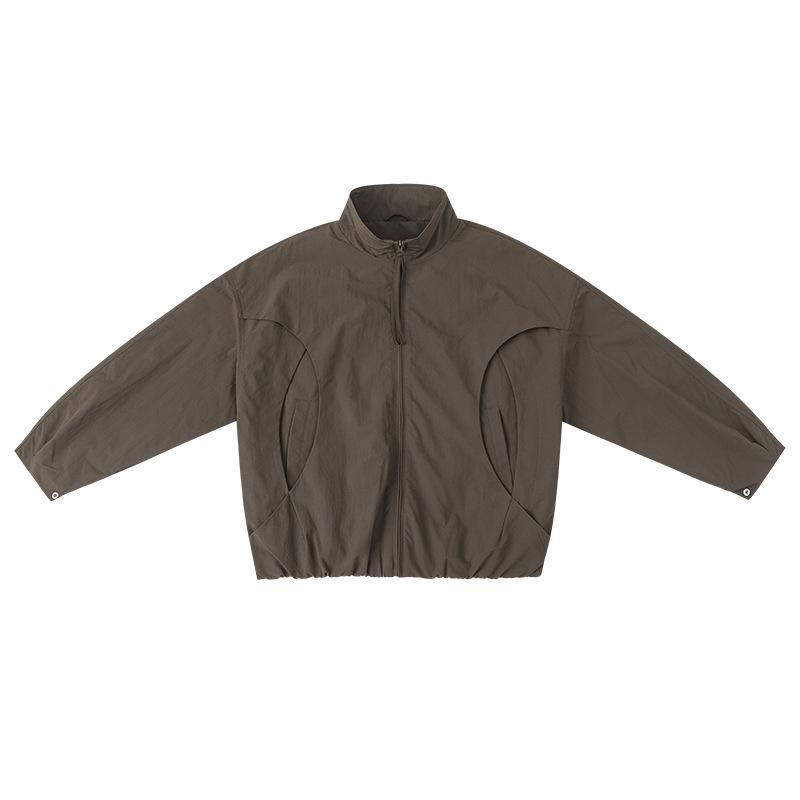 

UNF 90 White Duck Down Jacket: Thickened, Deconstructed Patchwork, Cleanfit Zipper, Unisex American Style Medium