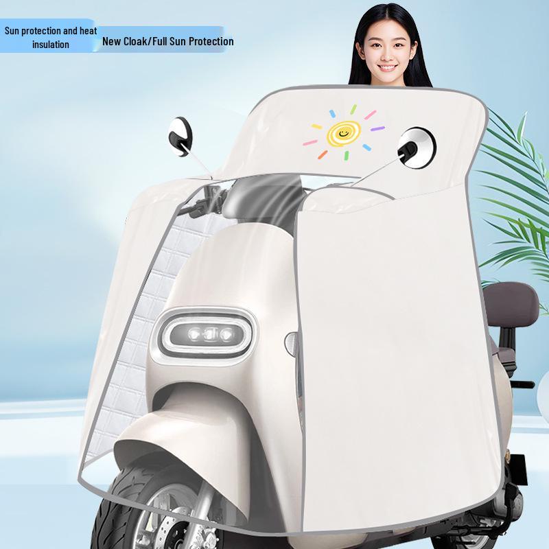 Electric Motorcycle Windproof Waterproof Sunshade Cover