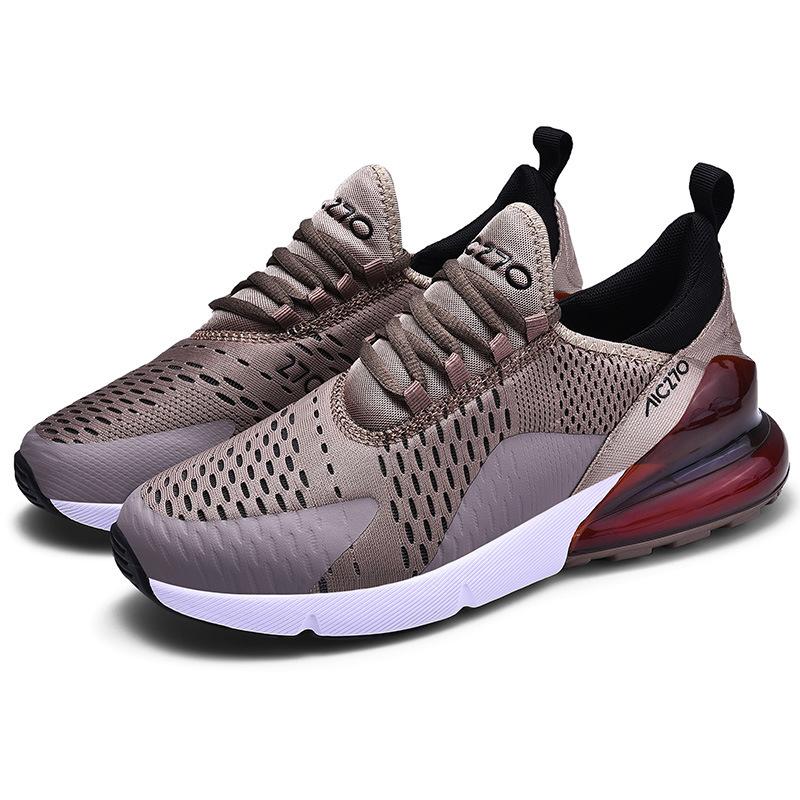 Foreign Trade Couple Versatile Fashion Cherry Blossom Powder Air Cushion Height Increase Running Shoes Breathable Casual Lightweight Non-slip Jogging