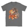 Funny Cute Punch Baby Monkey TShirt for Unisex Round Collar Cotton T Shirt Short Sleeve Tee Shirt Graphic Tops