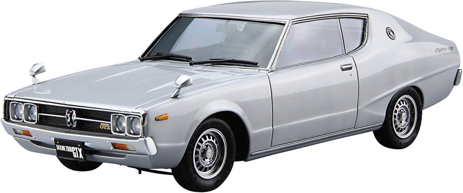 

Aoshima Bunka Kyozai The Model Car Series Nissan GC111 Skyline Plastic Model (AOSHIMA) 1/24 HT2000GTX-E S 76