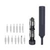 2025+ 27 In 1 Screwdriver Set Magnetic Bits Pen Style Manual Repair Tools Kit for Eyeglass Watch PC Jewelers Laptop Repair