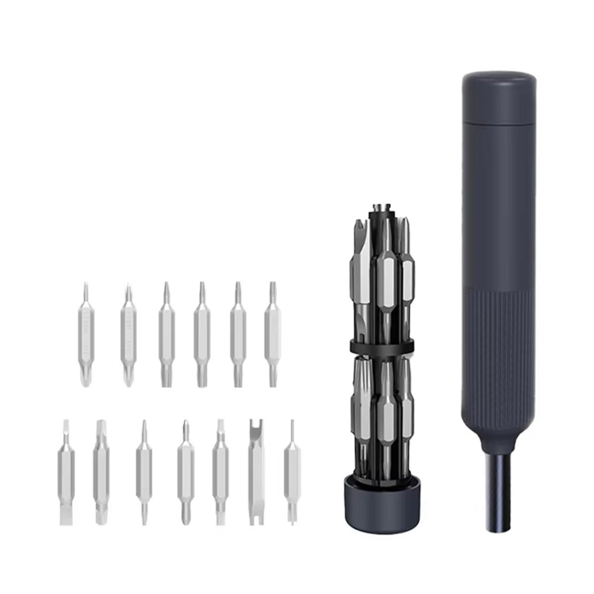 2025+ 27 in 1 Screwdriver Set Magnetic Bits Pen Style Manual Repair Tools Kit for Eyeglass Watch PC Jewelers Laptop Repair China Mainland