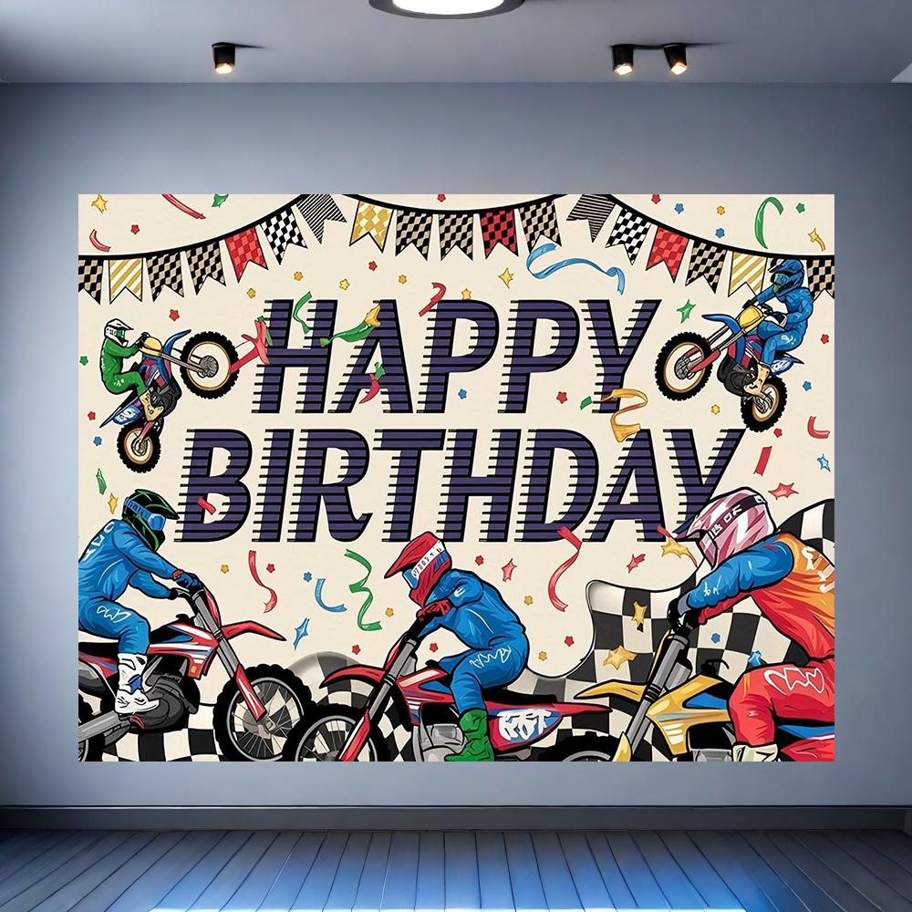 1pc Tailgate Party decoration background banner suitable for birthday party decoration wall decoration home decoration