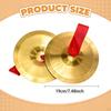 2 Pieces Mini Hand Cymbals Copper Teaching Aids, Percussion Instrument for Activities