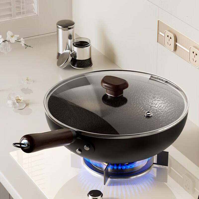 Velosan Hammered Titanium Wok 32cm