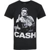 Offizielles Johnny Cash Finger-Gruß Herren-T-Shirt (M)