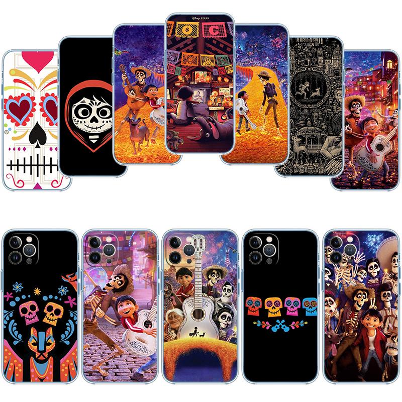 Disney Coco Transparent Phone Case for Motorola Moto Edge 20 30 40 50 S30 Fusion Ultra Pro Neo Lite