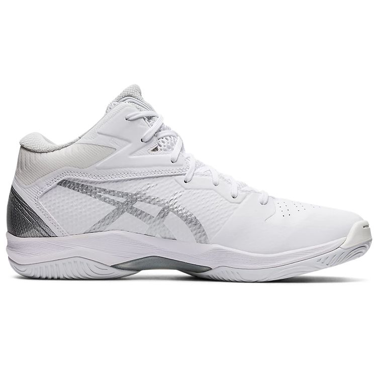 Asics Gelhoop V12 Wide Pure Silver Unisex Sneakers White 1063A020-101