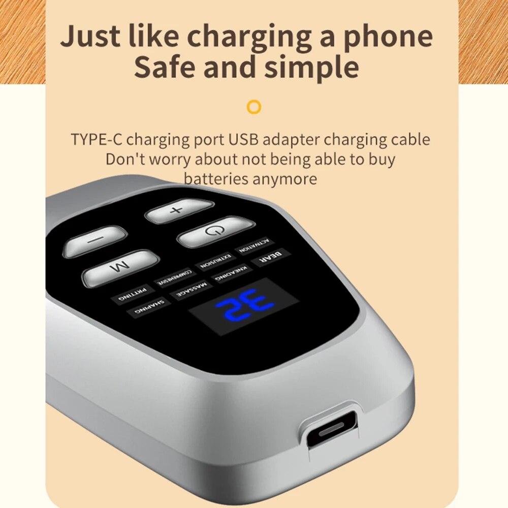 Ems Acupoints Stimulator Massage-Fußmatte mit Fernbedienung, verbessert die Durchblutung, lindert Schmerzen, entspannt die Füße und Gesundheitswesen