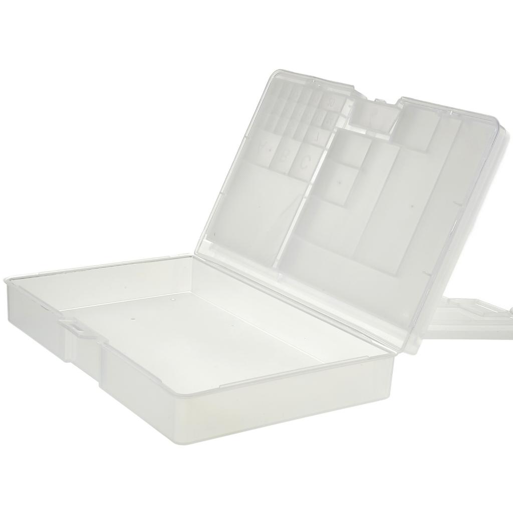 BEST BST-W203 Multi-function Storage Box for Mobile Phone Opening Tools Repair IC Motherboard Screw Parts Double-layer Storage Case