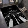 Multiple Sizes Airplane Runway  Art Pattern Carpet for Living Room Bedroom Sofa Home Decor Non-slip Floor Mat Luxury Gift