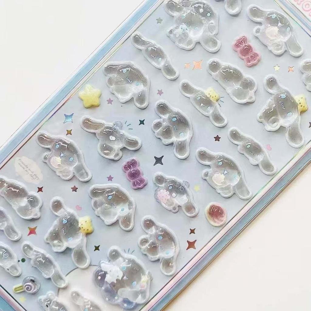 Sanrio 3D Stickers - Suitable for characters such as Hello Kitty and Kuromi - Cartoon Stickers for mobile phone decoration