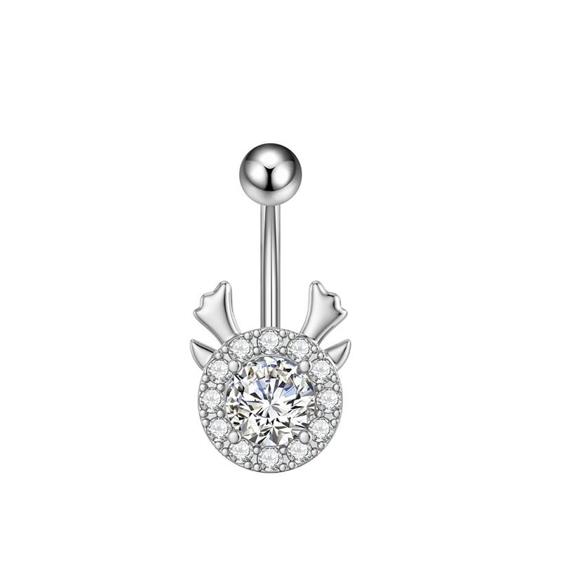 Fashion Belly Button Rings Simple Stainless Steel Heart Navel Piercing Barbell For Women Sexy Body Piercing Jewelry Gifts