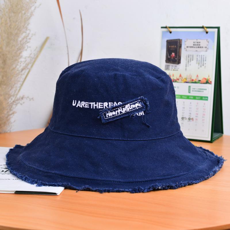 Fashion Women Cotton Bucket Hats Female Summer Autumn Sunscreen Fisherman Cap Outdoor Beach Sun Cap Hat For Women