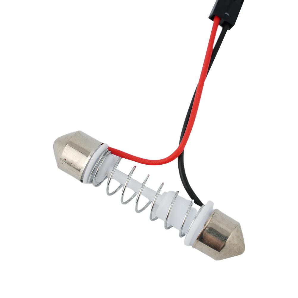 2Set 12V Car 1210 48-LED Panel Light 7000K White Dome Map Interior Bulb Lamp