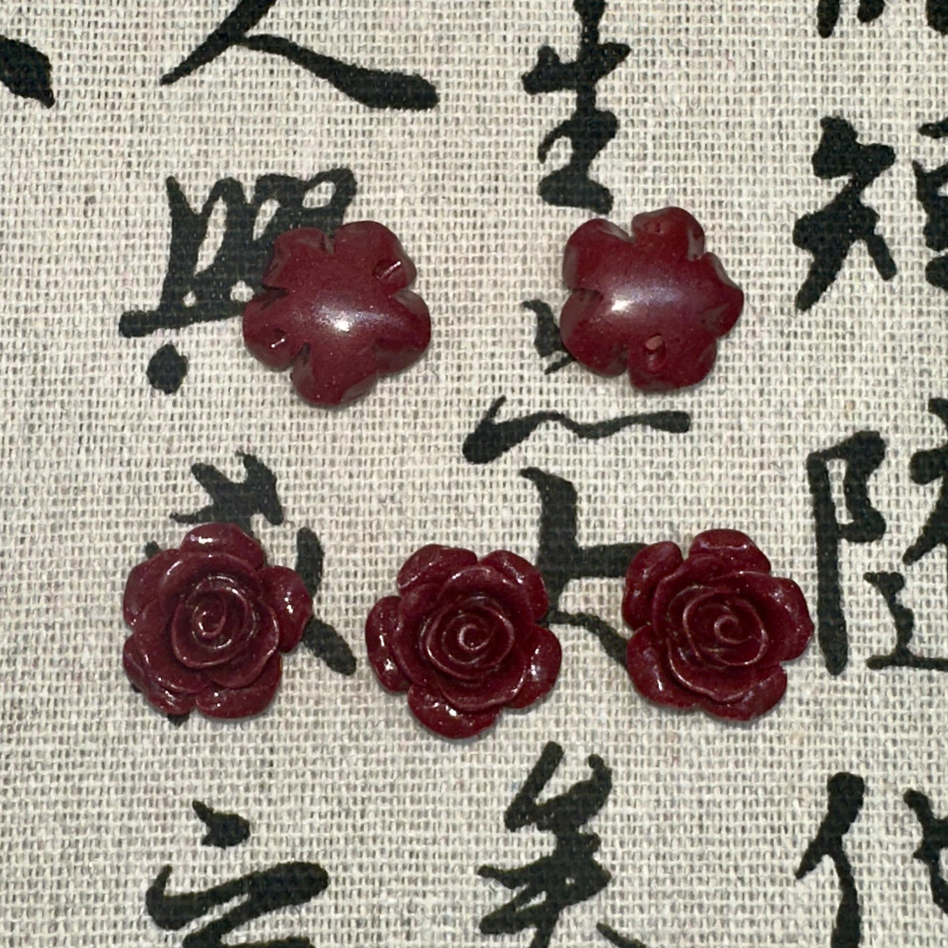 

Cinnabar Gold Sand Rose DIY Spacer Beads for Necklace & Bracelet Jewelry Making