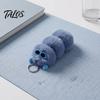Caterpillar Bag Charms Plush Sunglasses Keychain, Stuffed Keyring Pendant for Decoration Keychain Bags & Car Keys, Decorative Backpack Purse Accessory