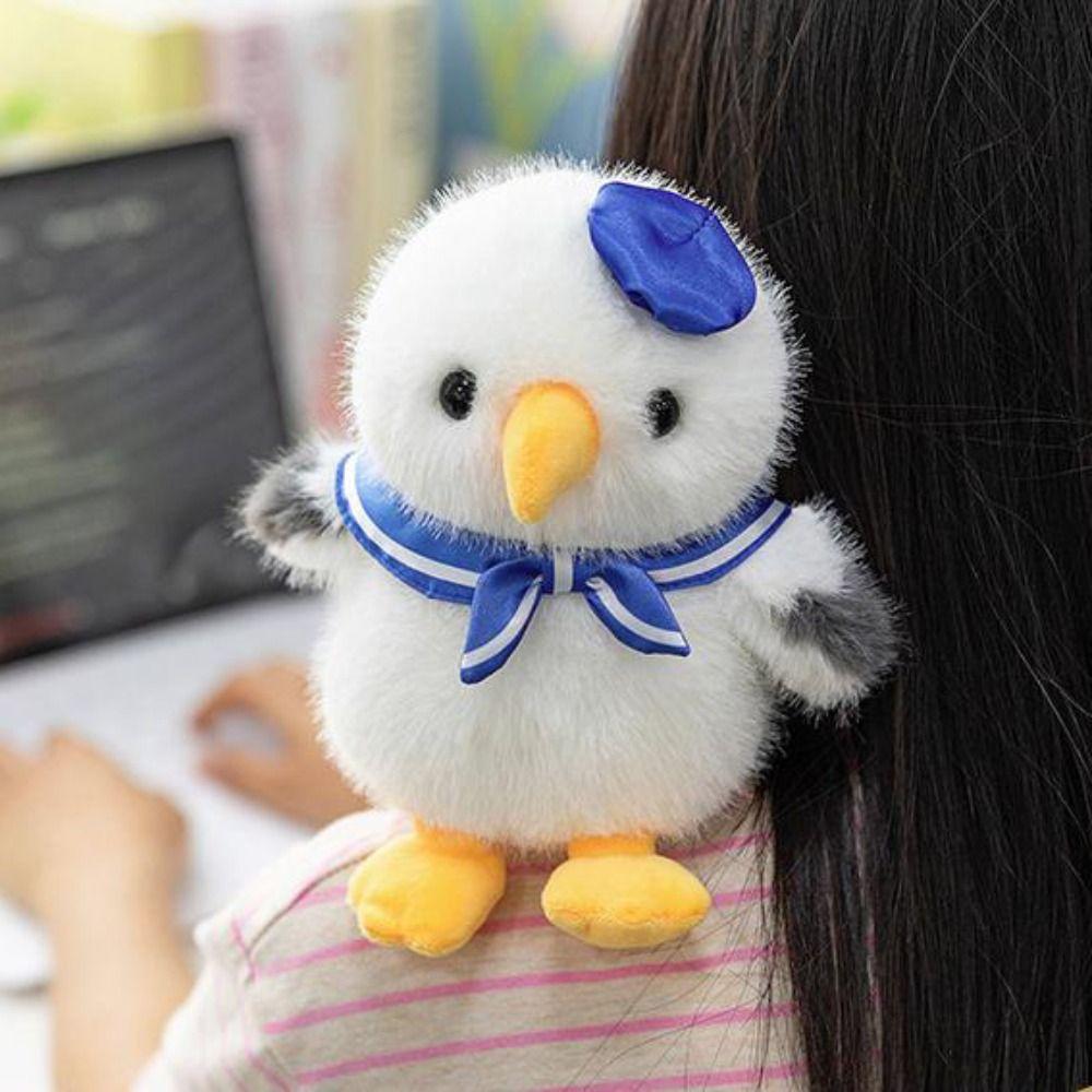 Handmade Seagull Doll Stuffed Toys Collection Cartoon Seagull Stuffed Doll Kids Gifts