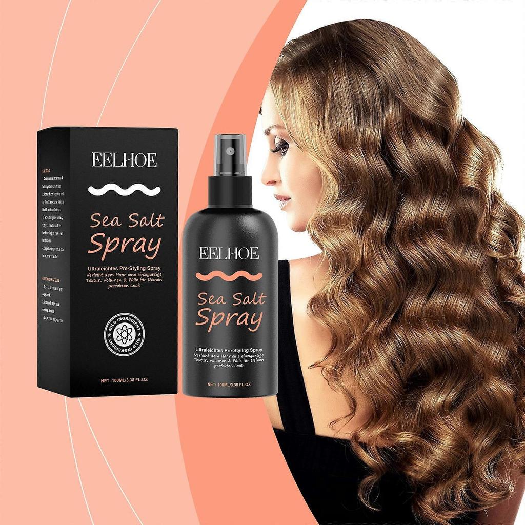 Hair Sea Salt Styling Spray Lazy Refreshing Oil Control Volumizing Hair Leave-In Styling Dry Spray