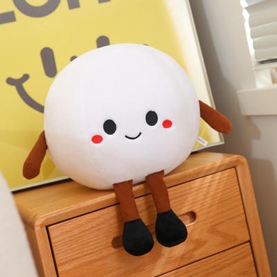 Cute Simulation Table Tennis Ball Plush Toy Ball With Hands Feet Props Pillow Accompany Kids Soft Gifts For Girls Boy Room Decor
