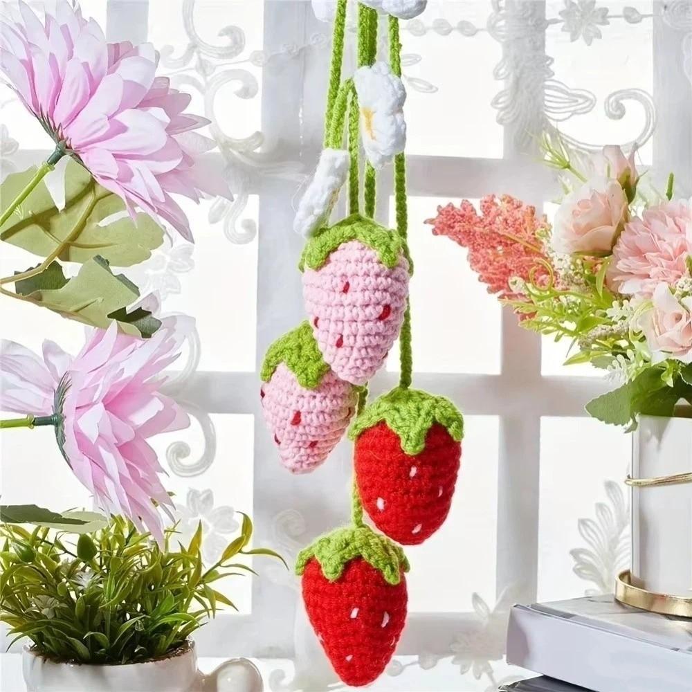 Handmade Crochet Curtain Tie Back Floral Design Crochet Pendant Car Decoration