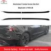 2024+ Tesla Model 3 Performance Gloss Black Side Skirt Modification Parts