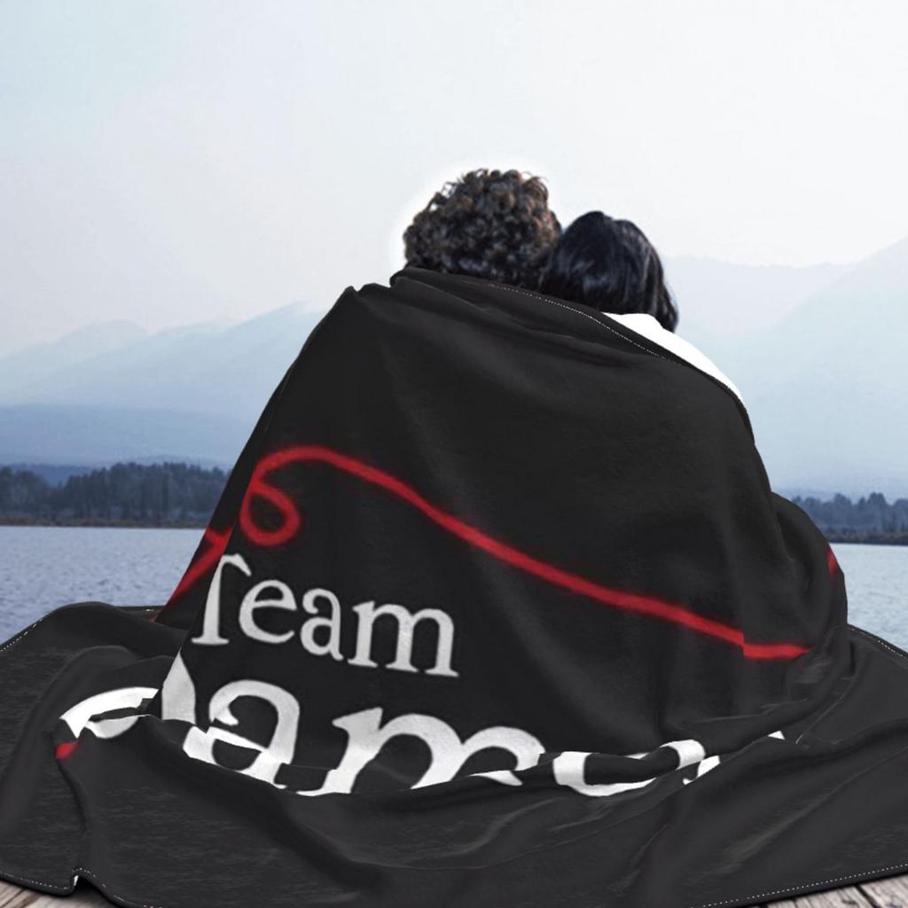 The Vampire Diaries Damon Salvatore Blankets Soft Warm Flannel Throw Blanket Bedspread for Bed Living Room Picnic Travel Home