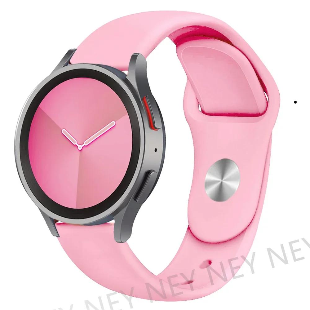 Silicone Strap For Samsung Galaxy Watch 6/5/5 pro/4/Classic/Active 2/Gear S3 20mm 22mm Sport Bracelet Huawei GT 2/e/3/4 Pro Band