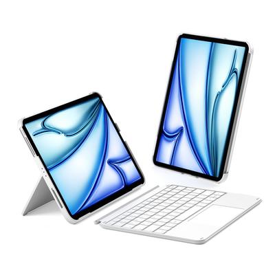 Θήκη Πληκτρολογίου Inateck για iPad Air 6 2025 με Ελαφρύ Πληκτρολόγιο JIS Ιαπωνικό για iPad A16 Pro Air Γενιάς Αποσπώμενη Λευκή (Μ2) 11 ιντσών 2024/M3