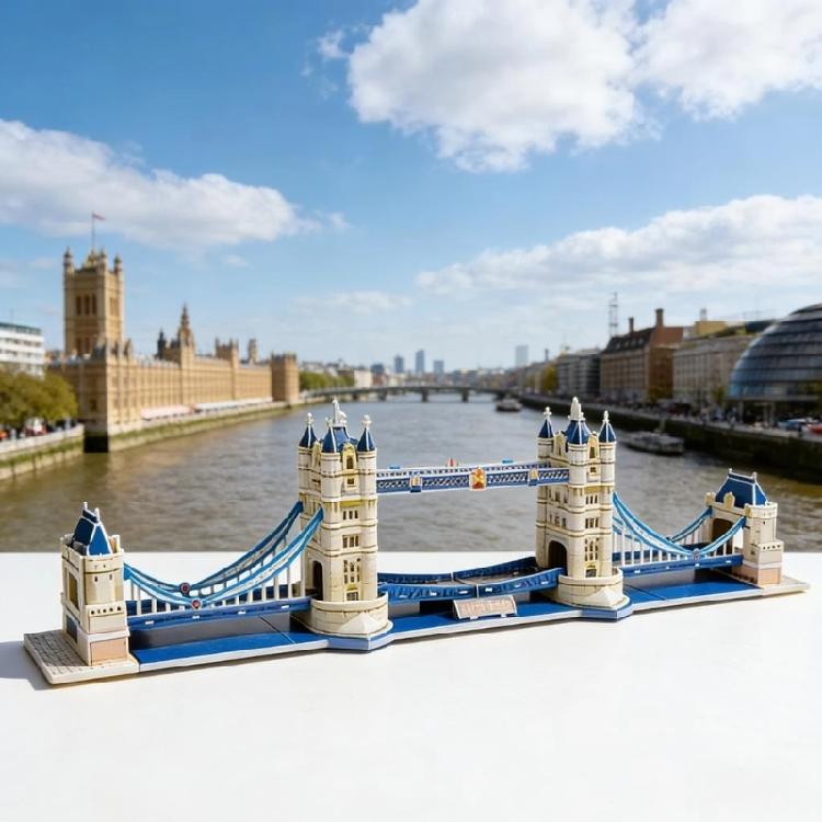 Historical Architectural Display Model Toy Church/Tower Bridge Building Blocks Set Educational Toy for Kids,Teens,Adult