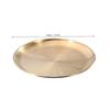Thickened Dinner Plate Rustless Steel Steel Tray Dishwasher Food Plate  Dining Meal Serving