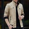 Jacke Herbst und Winter Koreanische Version Trend Slim Casual Stehkragen Herrenbekleidung