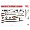 ICM 1/35 American Civil War Weapons & Equipment Set Plastic Model Kit 35022