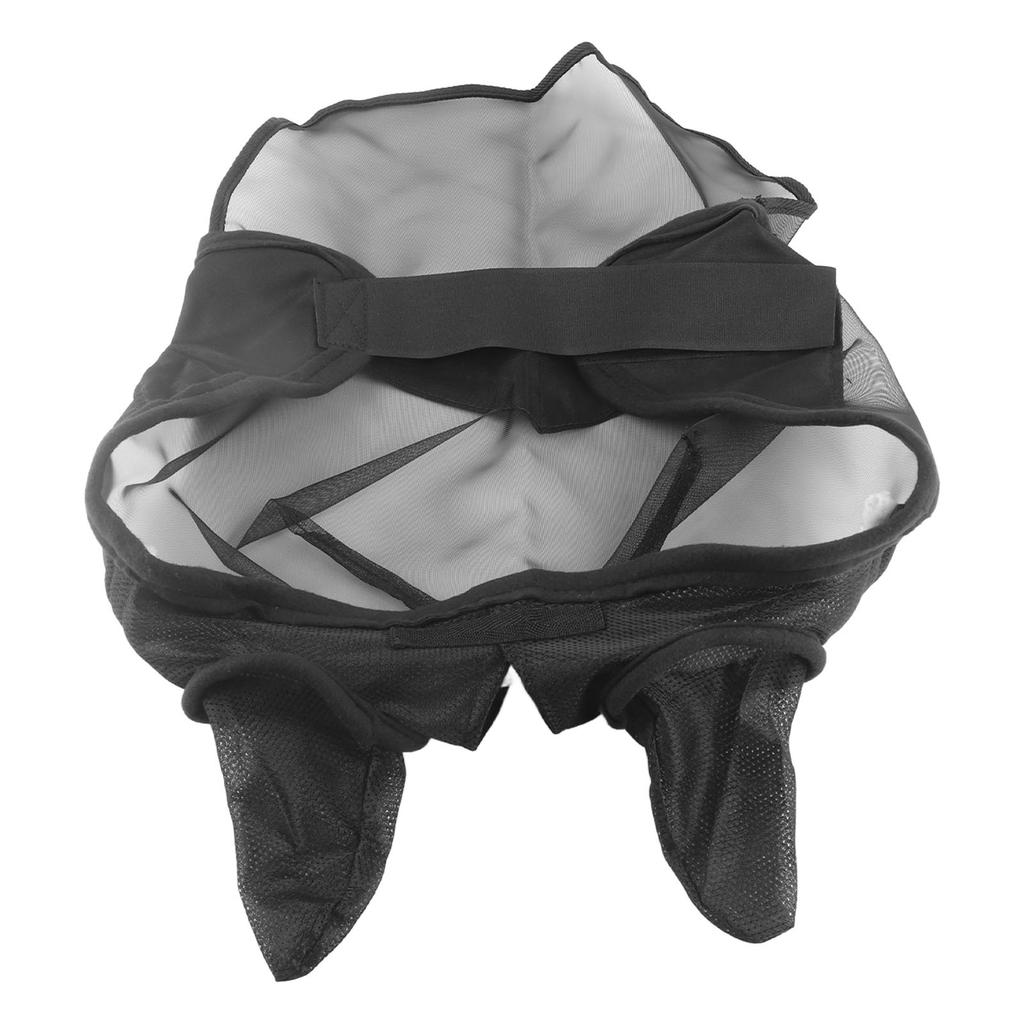 Mască de protecție împotriva muștelor pentru cal, respirabilă și confortabilă, plasă moale, mască de protecție împotriva muștelor cu nas lung și urechi pentru calL