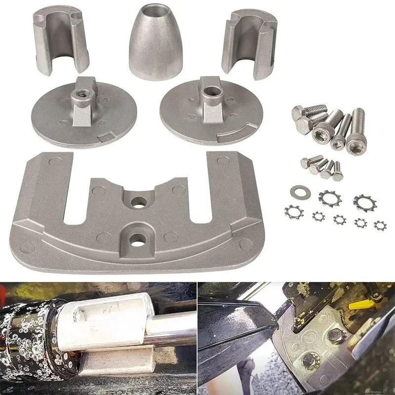 Chuang Qian Anode Kit for 2004+ Mercruiser Bravo III 3 Drives Sterndrives Replace for CMBRAVO3KITA, 888761Q02, 888761Q04