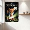 The Green Mile Vintage Metallplåtskylt Klassisk Filmplansch Väggdekor för Man Cave Bar Café Hemmakontor Konst